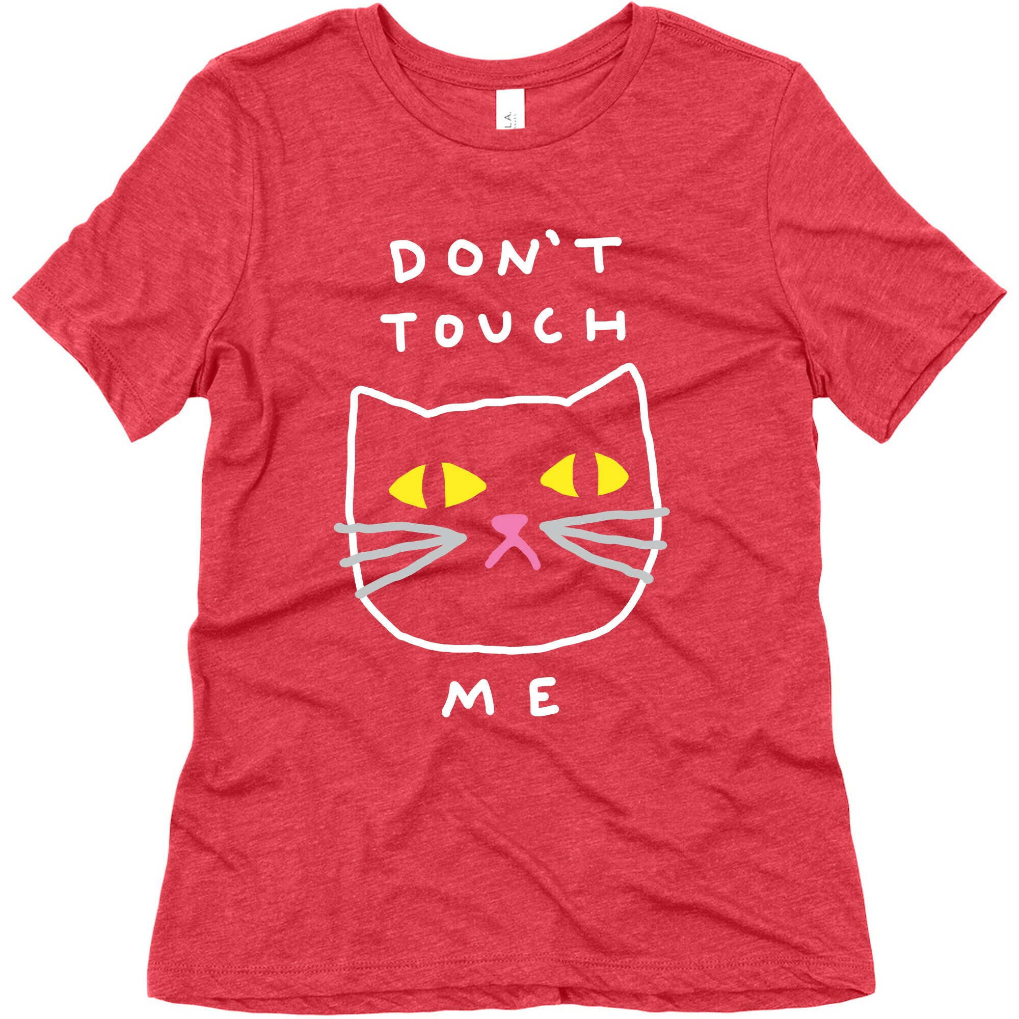 Don't Touch Me Cat Women's Triblend Tee